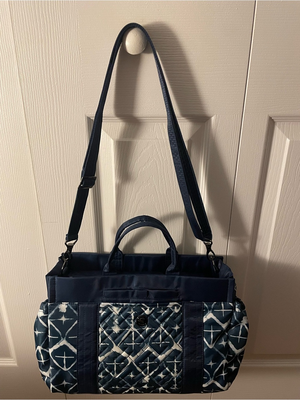 lug Romper 2 in Diamond Navy (Like New)!